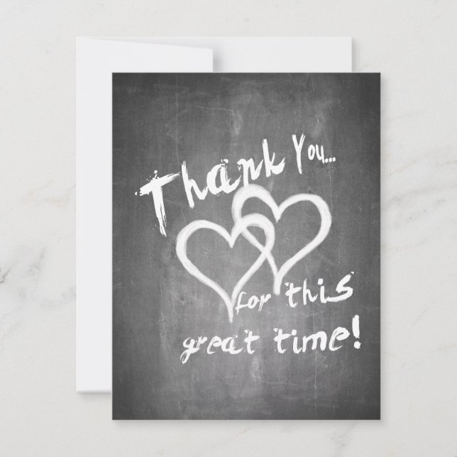 Danke für diese tolle Zeit auf dem Kreidebrett (Vorderseite)