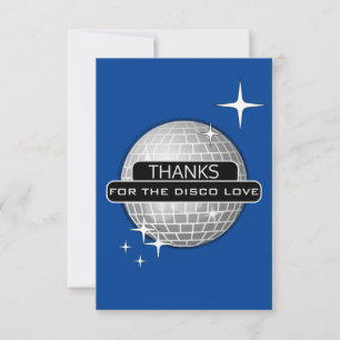 DANKE für Disco Love Ball Retro Geburtstag