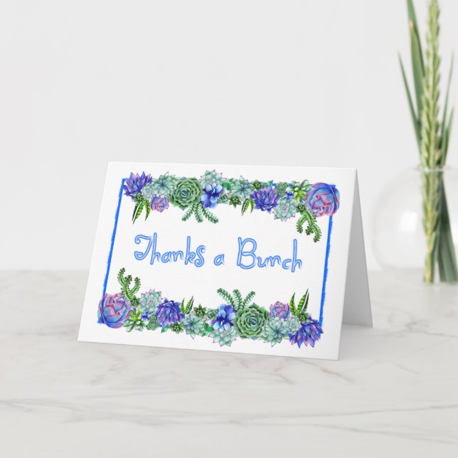 Danke für eine Bündelkarte (Vorderseite)