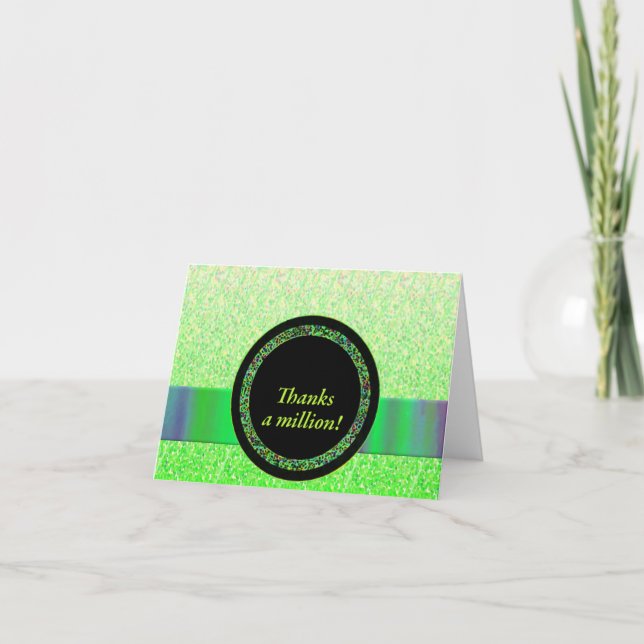 Danke für eine Million Notecards (Vorderseite)