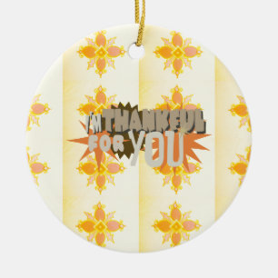 "Danke für euch" Ornament: Ein Symbol der Liebe Keramikornament