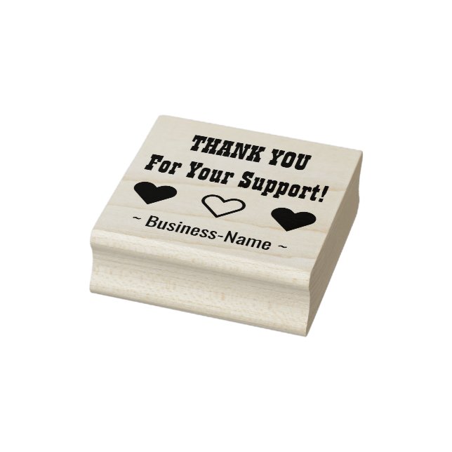 "DANKE für eure Unterstützung!" Dankbarkeit Briefm Gummistempel (Stempel)