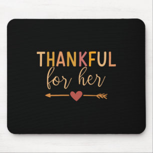 Danke für ihr Match Couple für Erntedank Mousepad