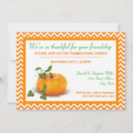 Danke für Ihre Freundschaft - Abendessen einladen Einladung