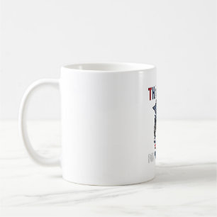 Danke für Ihren Dienst Patriotischer Unordentliche Kaffeetasse