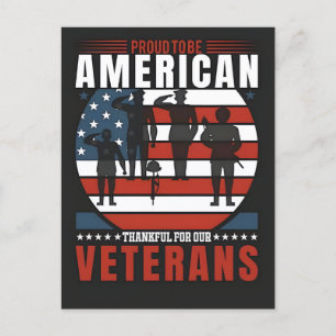 Danke für Ihren Dienst: Veterans Day 2025 Feiertagspostkarte