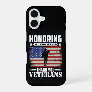 Danke für Ihren Dienst: Veterans Day 2025 iPhone 16 Hülle