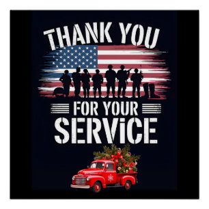 Danke für Ihren Dienst: Veterans Day 2025 Poster