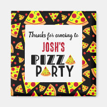 Danke für Kids Pizza Birthday Party Gefallen