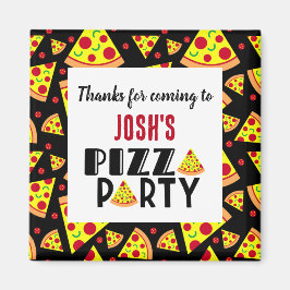 Danke für Kids Pizza Birthday Party Gefallen Magnet