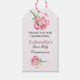 Danke für kommende Rosen mein erster Geschenkanhänger