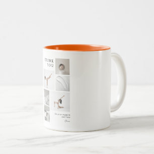 Danke-für-Liebe-Tasse Zweifarbige Tasse