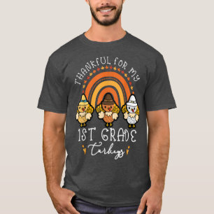 Danke für meine erste Klasse Truthühner Niedlich T T-Shirt