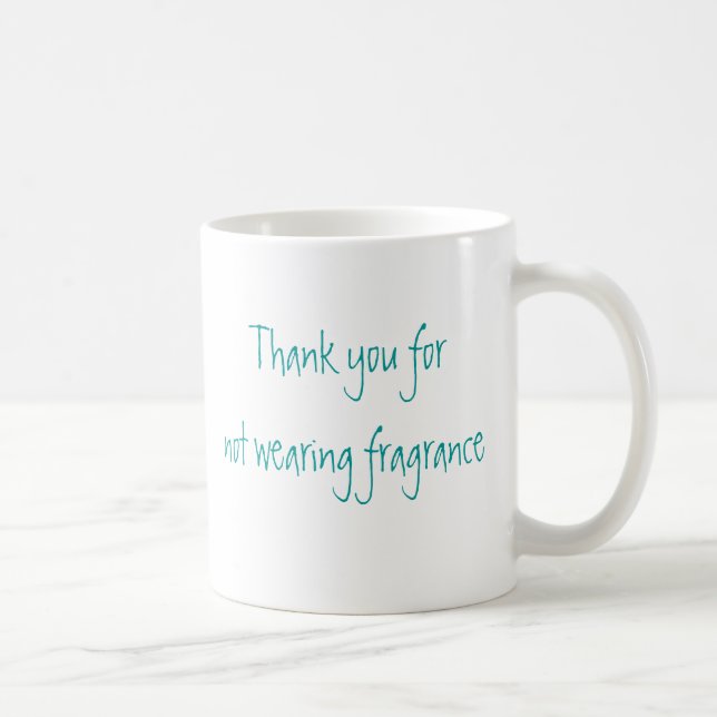 Danke für nicht tragenden Duft Kaffeetasse (Rechts)