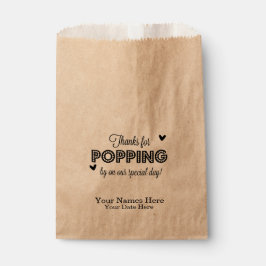 Danke für Popping, Sweet Danke, Gastgeschenke Hoch Geschenktütchen