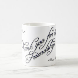 danke für Sein ein Freund 2 Kaffeetasse