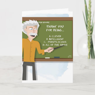 Danke für Sein intelligent - danke zu kardieren