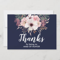Danke für Sein meine Trauzeugin-Karte Blumen |