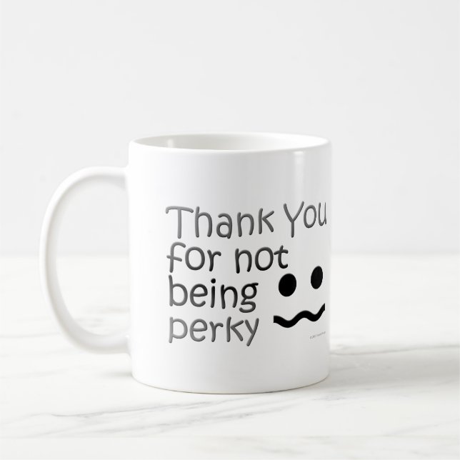 Danke für Sein nicht frech Kaffeetasse (Links)