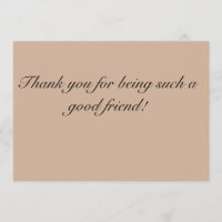 Danke für Sein solch eine gute Freund Karte