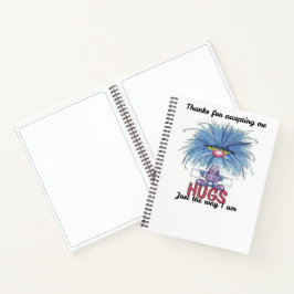 Danke fürs Annehmen Mich Fuzzy Hugs Spiralblock Notizbuch
