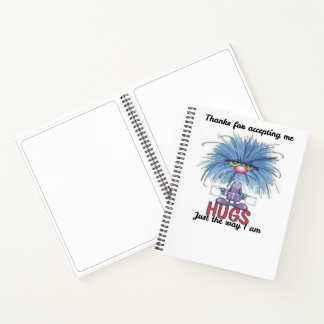 Danke fürs Annehmen Mich Fuzzy Hugs Spiralblock Notizbuch