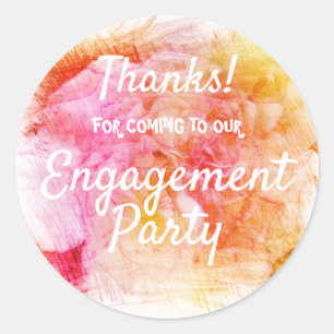 Danke fürs Kommen Runder Aufkleber