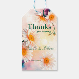 Danke fürs Kommen und Ihren Namen Geschenkanhänger