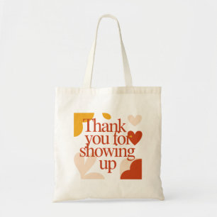 Danke fürs Kommen - Valentinstag Geschenk Tragetasche
