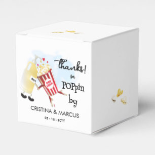 Danke fürs Vorbeikommen Popcorn Geschenkschachtel