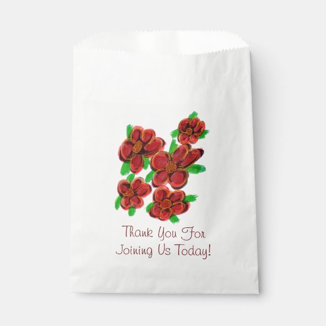 Danke Gastgeschenk Hochzeit Bag Geschenktütchen (Vorderseite)