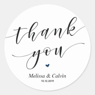 Danke Gastgeschenk Hochzeit Wedding Sticker / Labe