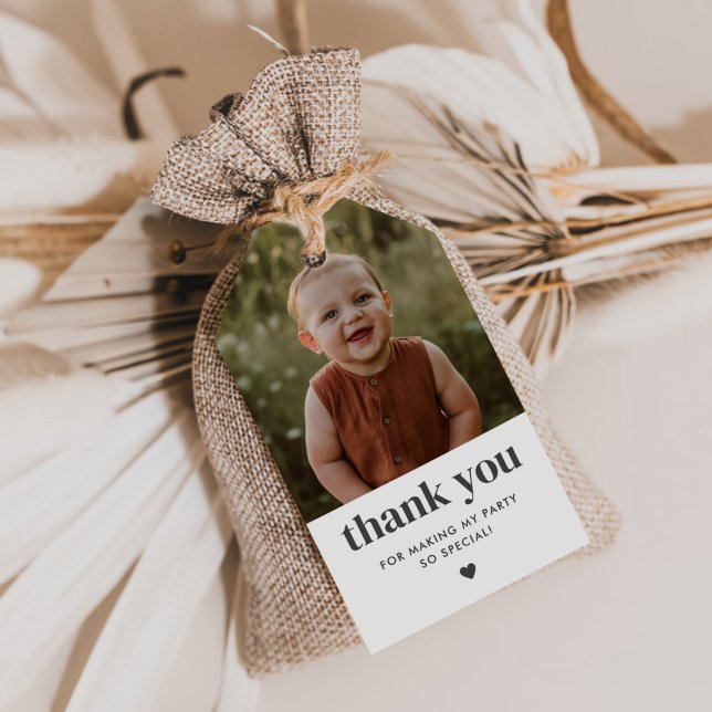 Danke, Geburtstag Foto Geschenkanhänger (Von Creator hochgeladen)