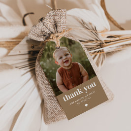 Danke, Geburtstag Foto Geschenkanhänger