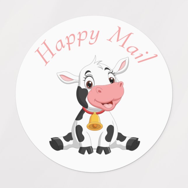 Danke Geburtstag rosa Aufkleber (Design 3)