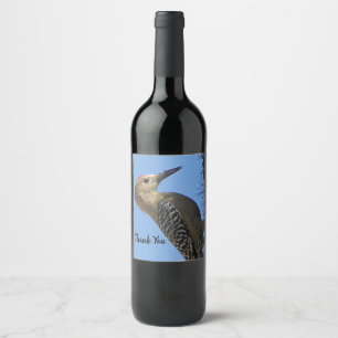 Danke Gila Woodpecker Foto Bird Aufwertung Weinetikett