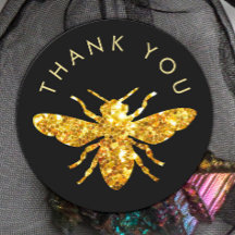 Danke Glitter Biene Logo