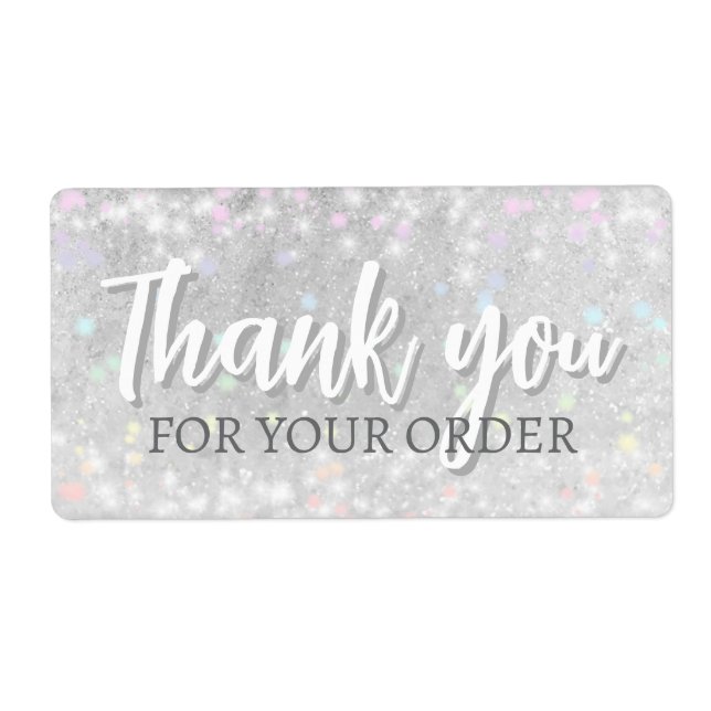 Danke, Glitzer Snow Star (Vorne)