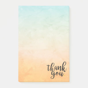 Danke Gold Liebe Herz Aquarell Post-it Klebezettel