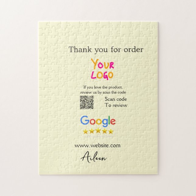 Danke Google Bewertungs-Scan-QR Geschäft (Vertikal)