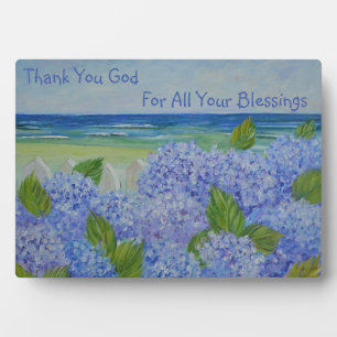 Danke Gott Seashore Fotoplatte