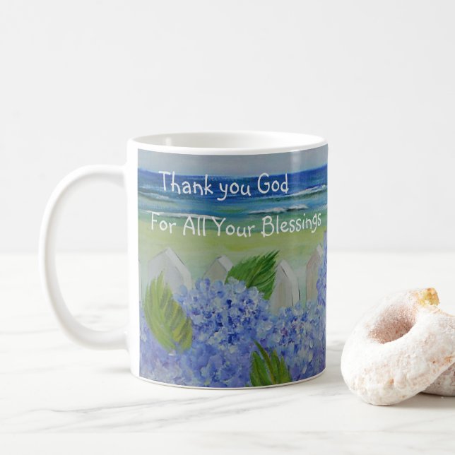 Danke Gott Seashore Kaffeetasse (Mit Donut)