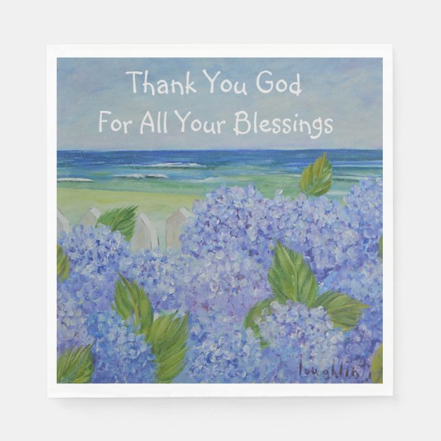 Danke Gott Seashore Serviette (Vorderseite)