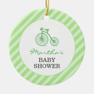 Danke Green Neutral Baby Duwer Gunst Ornament