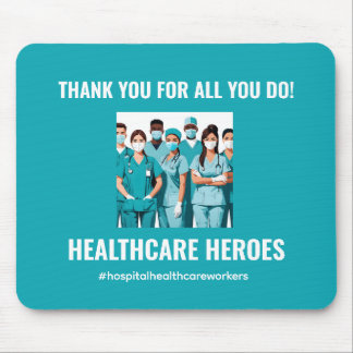 Danke HealthCare Heroes Nurse Doctor Mousepad