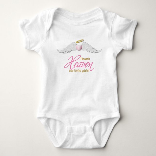 Danke Heaven für den Bodysuit-Strampler für kleine Baby Strampler (Vorderseite)