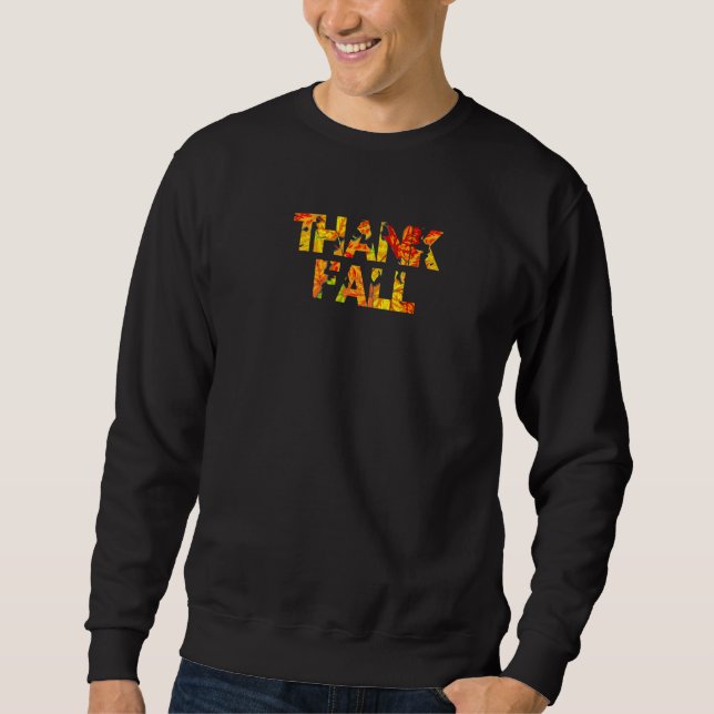 Danke Herbst Sweatshirt (Vorderseite)