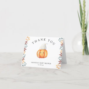 Danke - Herbstkürbis im Hut