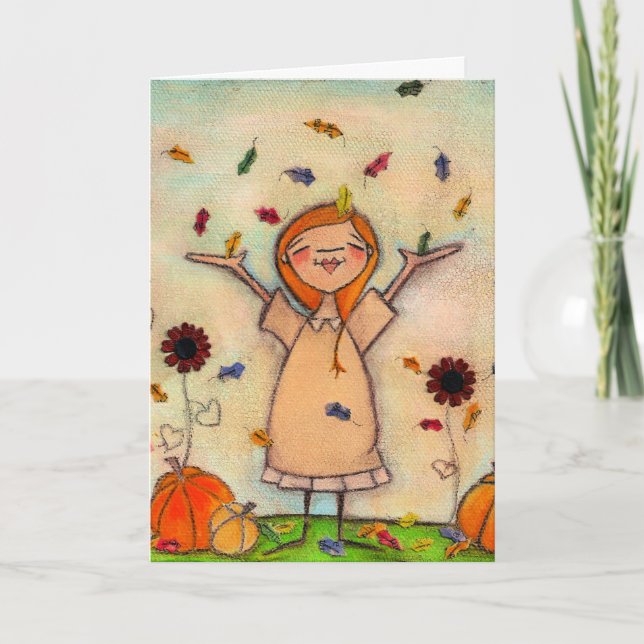 Danke, Herr! -Grußkarte Feiertagskarte (Vorderseite)