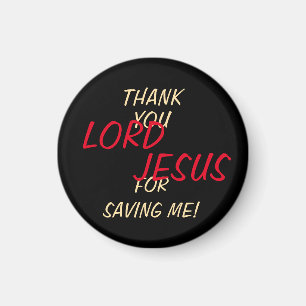 „Danke HERR JESUS, dass du mich gerettet hast“ Sch Magnet